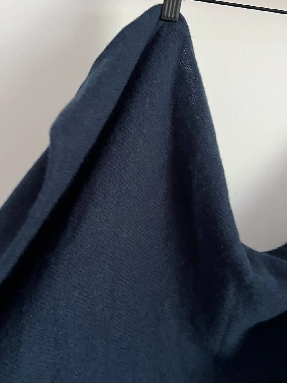 NWT Peter Millar Cashmere Shawl Poncho One Size Navy Luxury Wrap Cape Made in Sc